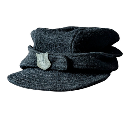 RARE ORIGINAL WW2 CAP FOR GERMAN PoW CAMP MILAG NORD INMATE