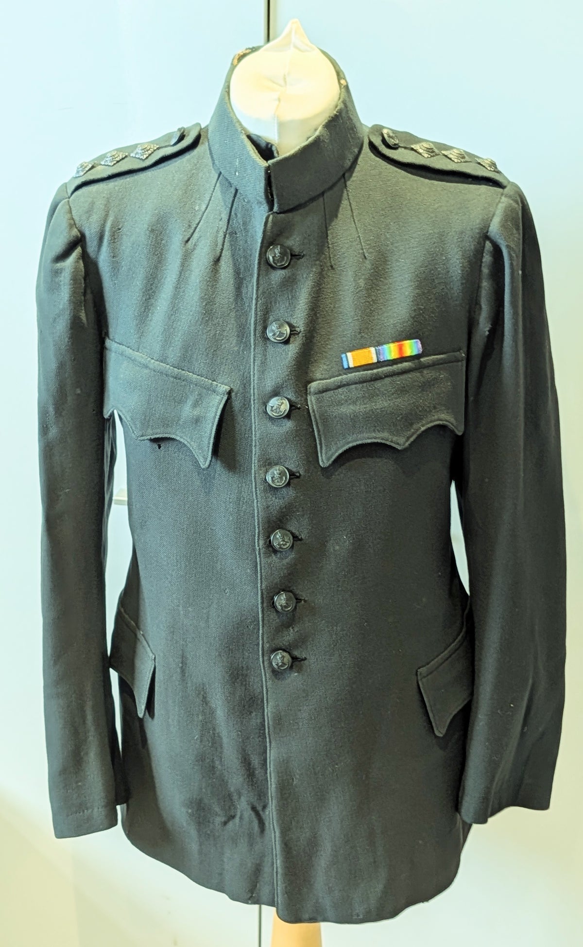 WW1 1917 Captain's Rifle Brigade No.1 Dark Green Jacket Named