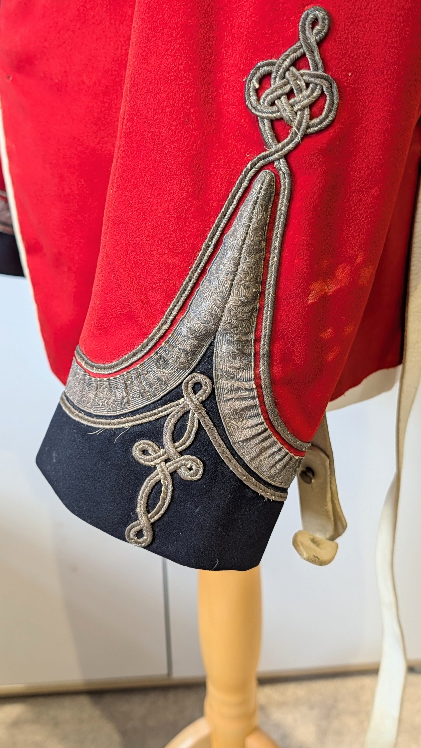Victorian 1st Volunteer Battalion Royal Fusiliers Scarlet Jacket, Belt & Crossbelt Named to H R B Hickman
