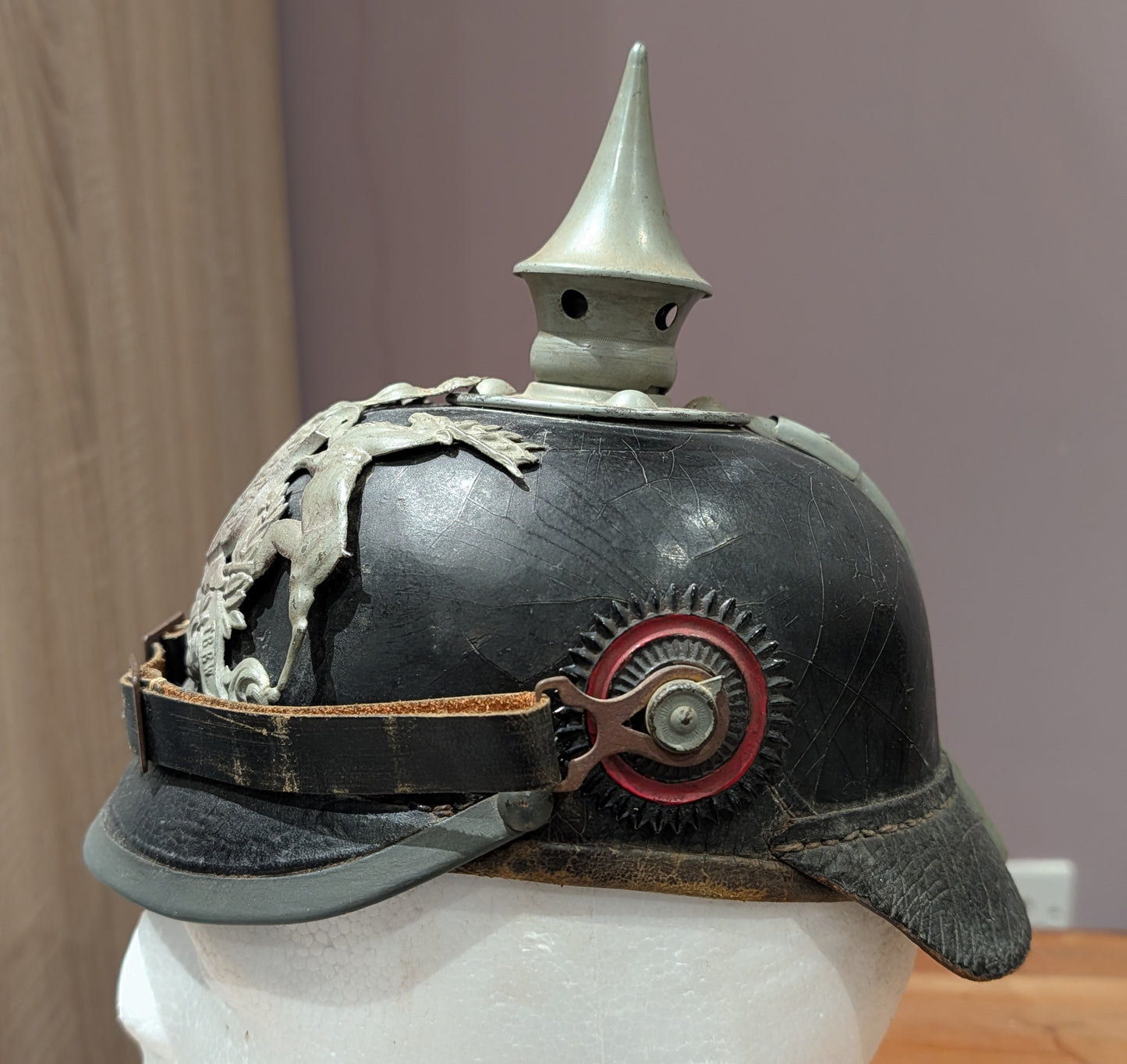 M1895 WW1 German Army Wurtemberg Enlisted man's Pickelhaube Helmet
