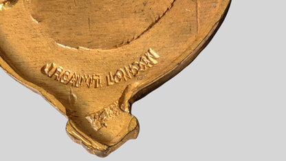 Rare Duke Of Lancaster's Own Regiment Officer's Gilt Cap Badge