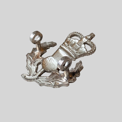Rare EIIR Queen's Own Highlanders Officers Silver Cap Badge 1961-94