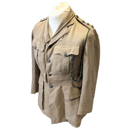 WW1 British Army Captain's Rifle Brigade Uniform Jacket Named