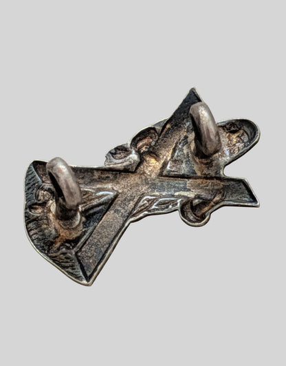 Black Watch  (Royal Highlanders) Officer's Silver Plated Collar Badge