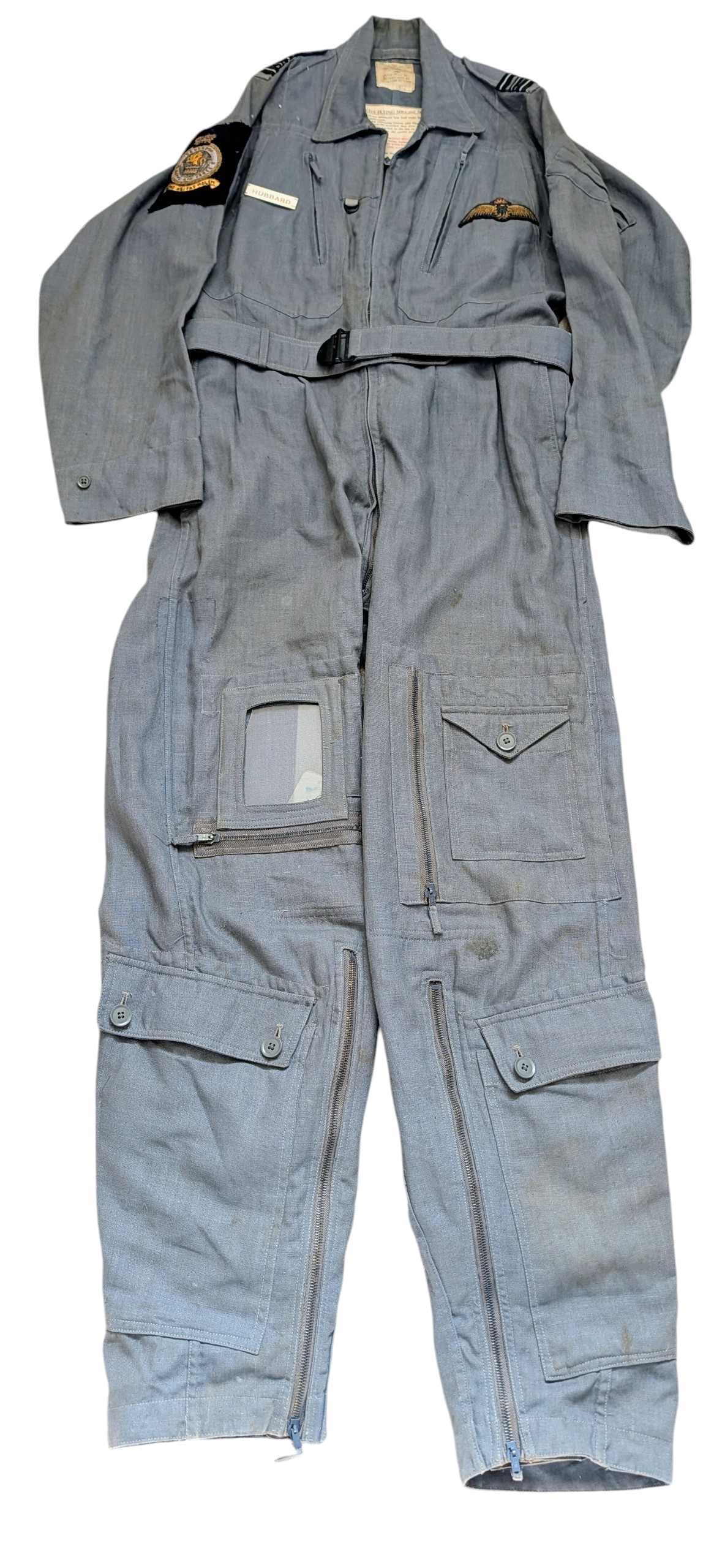 SOLD! Royal Air Force RAF Mk2 / Mk2a Sqn Ldr Pilot Flying Suit 1960 101 Sqn