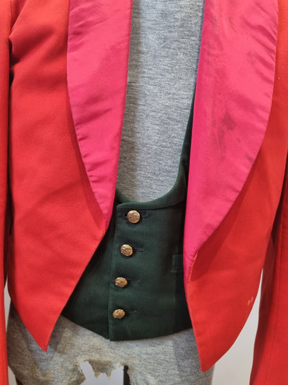 Lovely Victorian Durham Light Infantry Mess Jacket & Matching Waistcoat