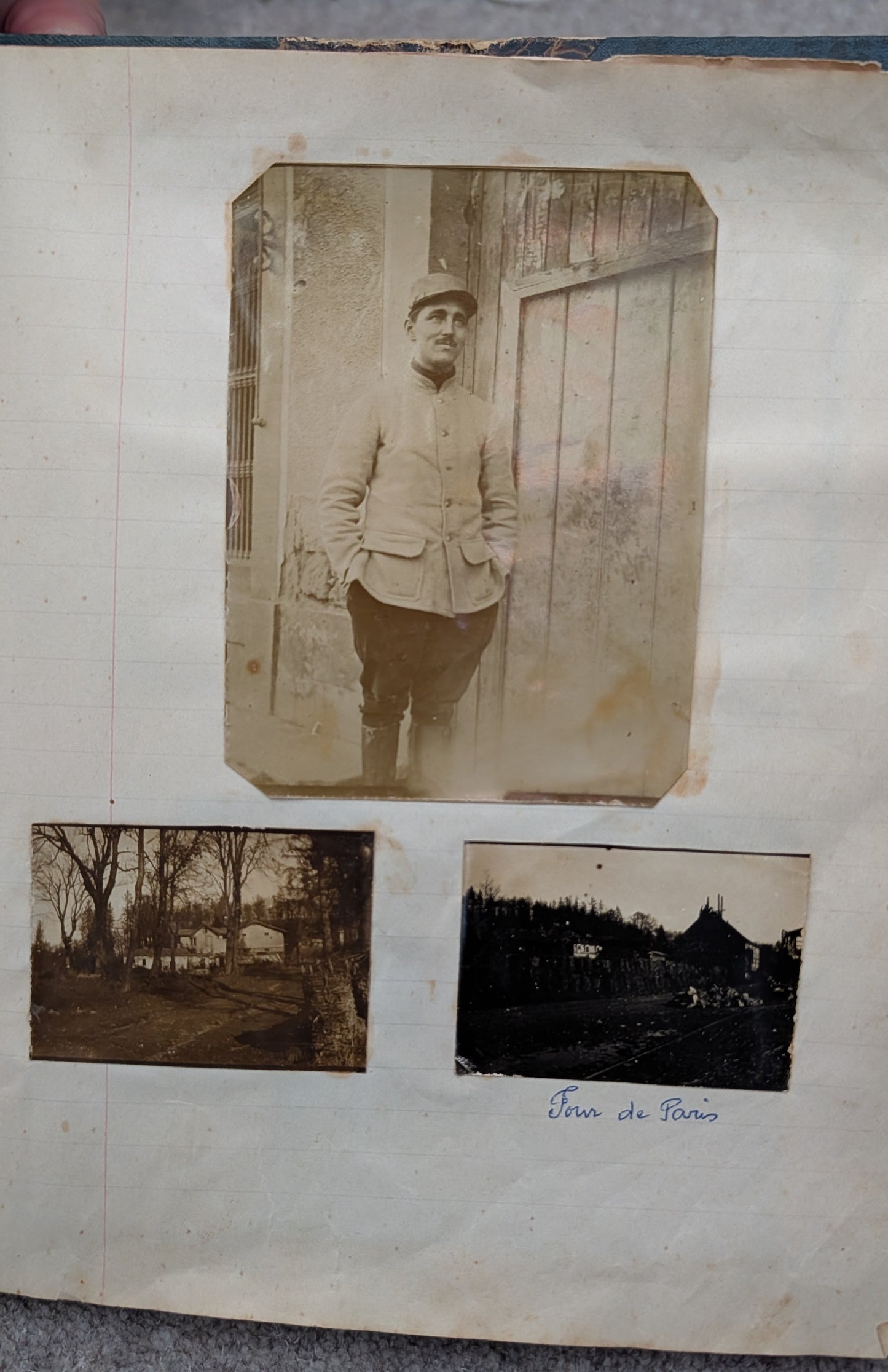 Unique WW1 French Army & Air Force Photo Album, Service Documents and Field Post Set to a Front Line Medic & Then Combat Pilot