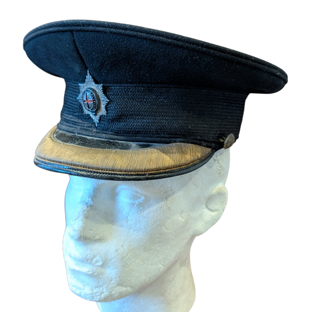 WW2 Era British Army Coldstream Guards Senior Officer Dress Visor Cap