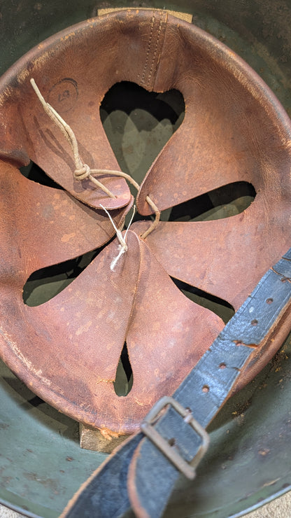 WW2 M23/41 Danish Army combat helmet