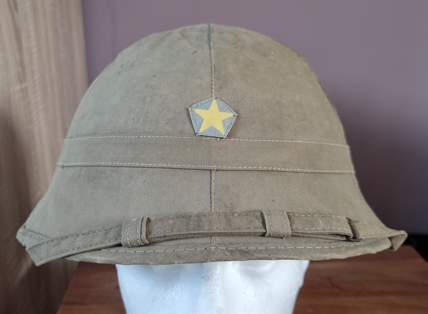 SOLD! Rare WW2 Japanese Army IJA Type 98 Bamboo Framed Pith Helmet dated 1943
