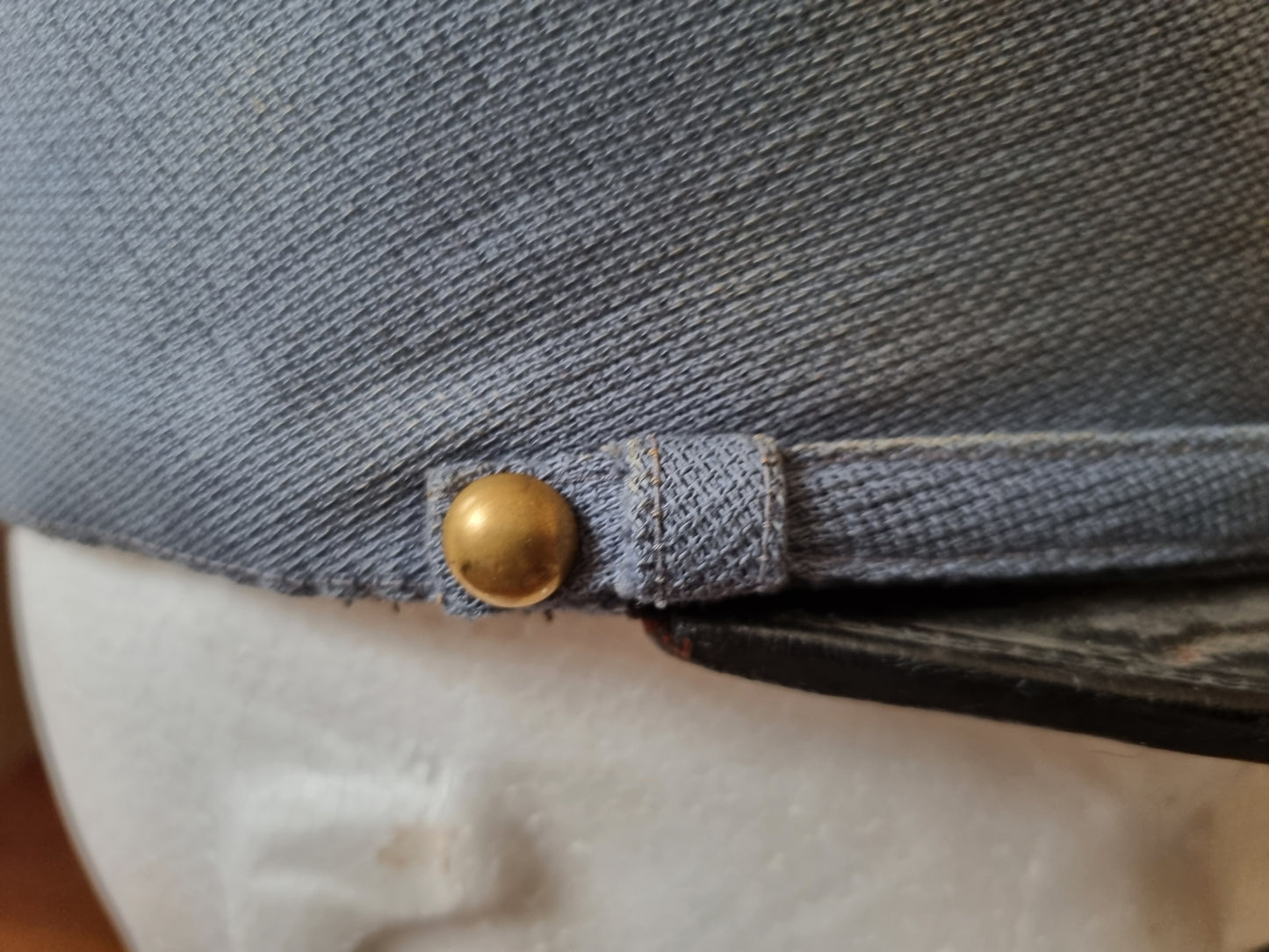 Rare WW1 Horizon Blue  French Army 9th Infantry 2nd Lieutenant Kepi Cap