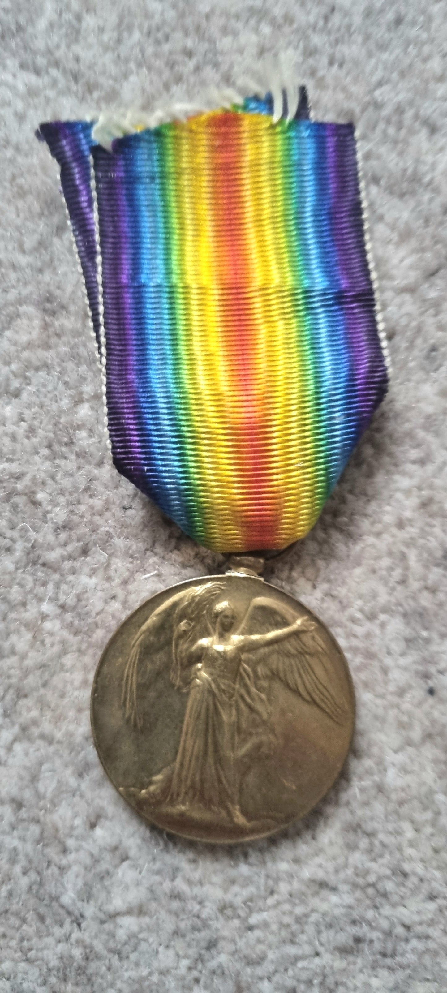 SOLD! WW1 British Medal Duo Private J Welsh Royal Air Force RAF