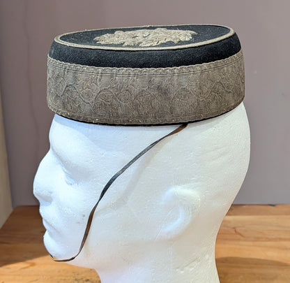 Victorian Worcestershire Hussars Yeomanry Pill Box hat With Chinstrap