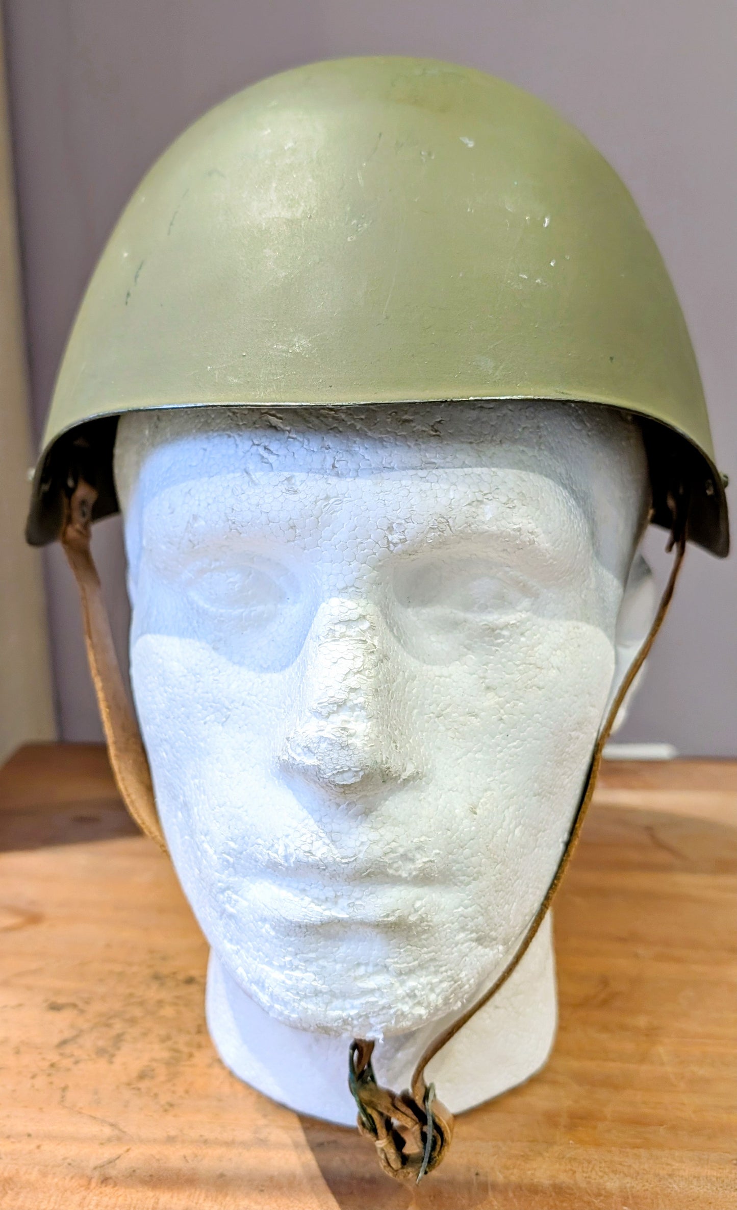 FANTASTIC WW2 GREEK ROYAL ARMY M36 COMBAT HELMET COMPLETE