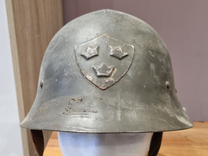 SOLD! WW2 Swedish M21 (2nd Pattern) Helmet