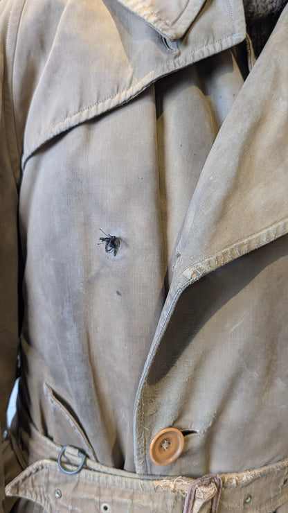 SOLD! Rare WW1 Burberry Officers Private Purchase Trench Coat with button-in Woollen Liner & Balaclava