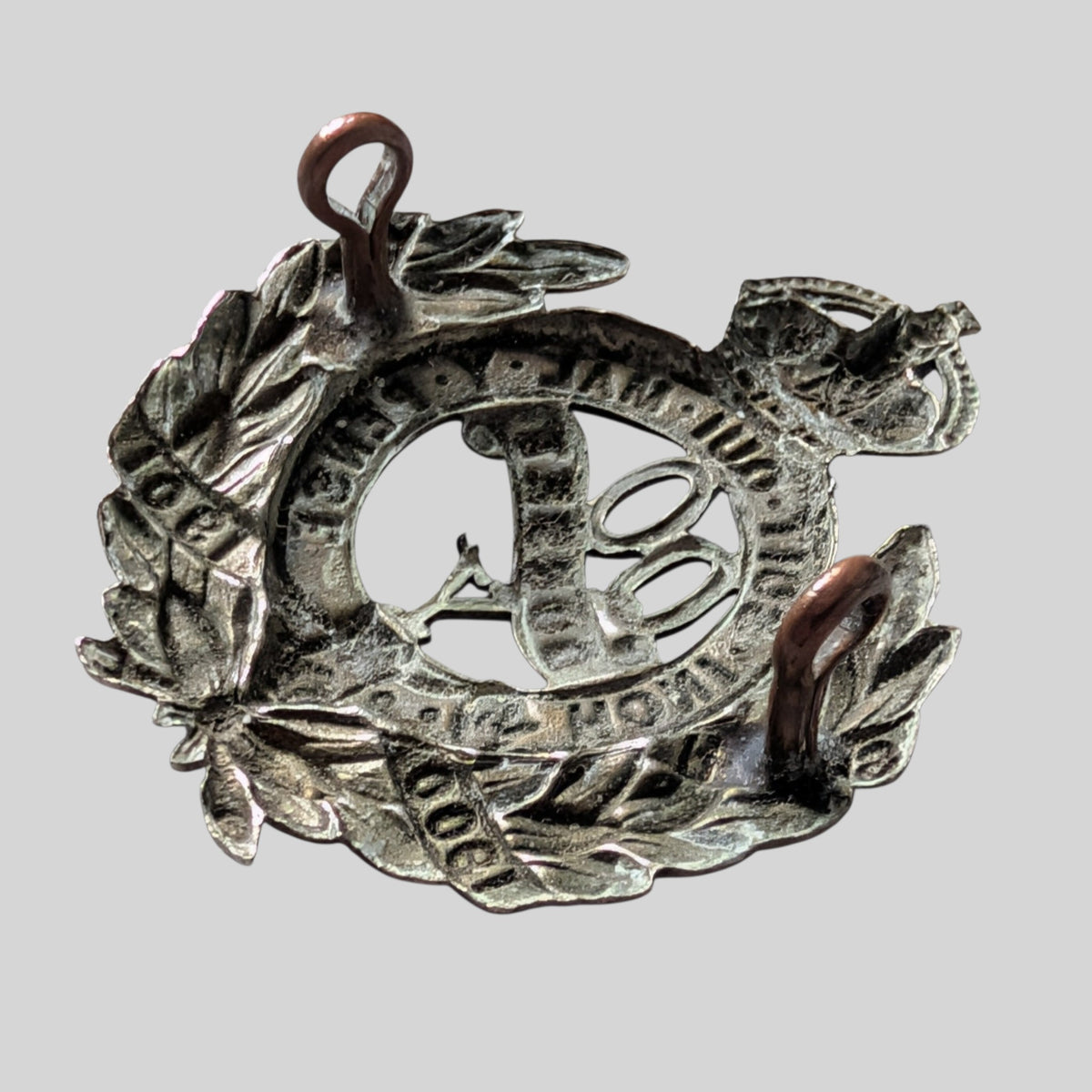 Early The Queen's Own Dorset Yeomanry White Metal Cap Badge 1908-22
