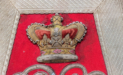 Rare Victorian Full Dress Sabretache Leicestershire Yeomanry Cavalry