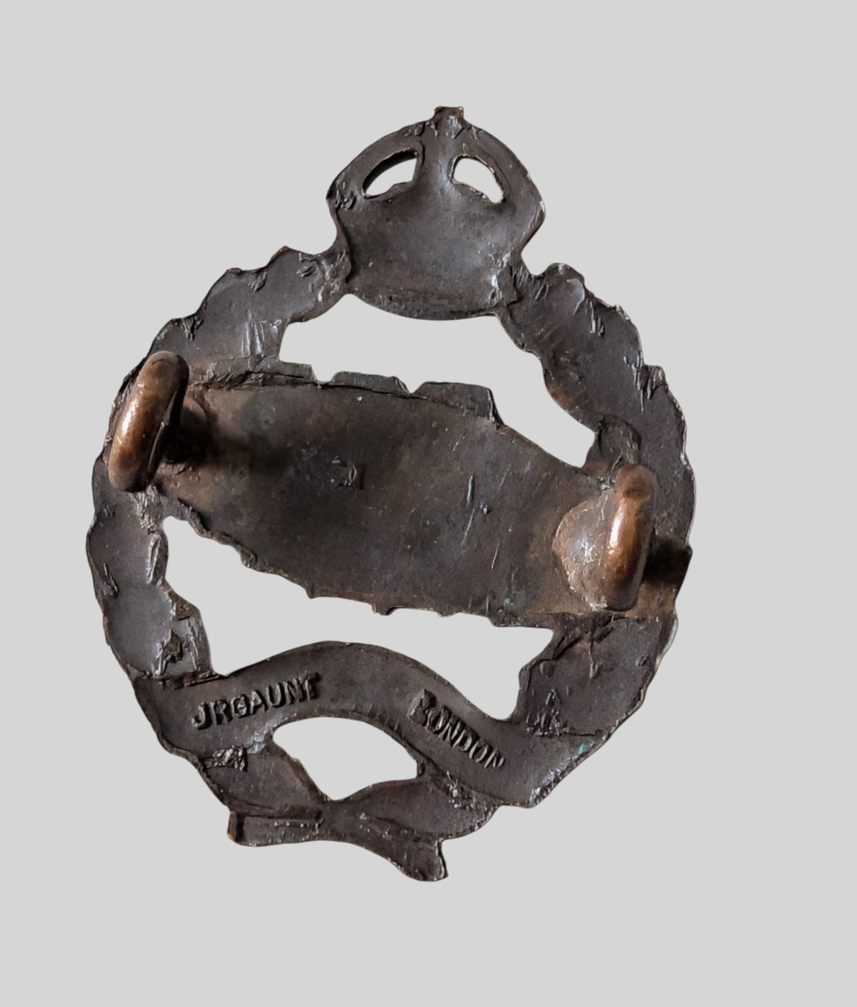 WW2 The Royal Tank Regiment Officer's Bronze Collar Badge
