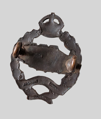 WW2 The Royal Tank Regiment Officer's Bronze Collar Badge