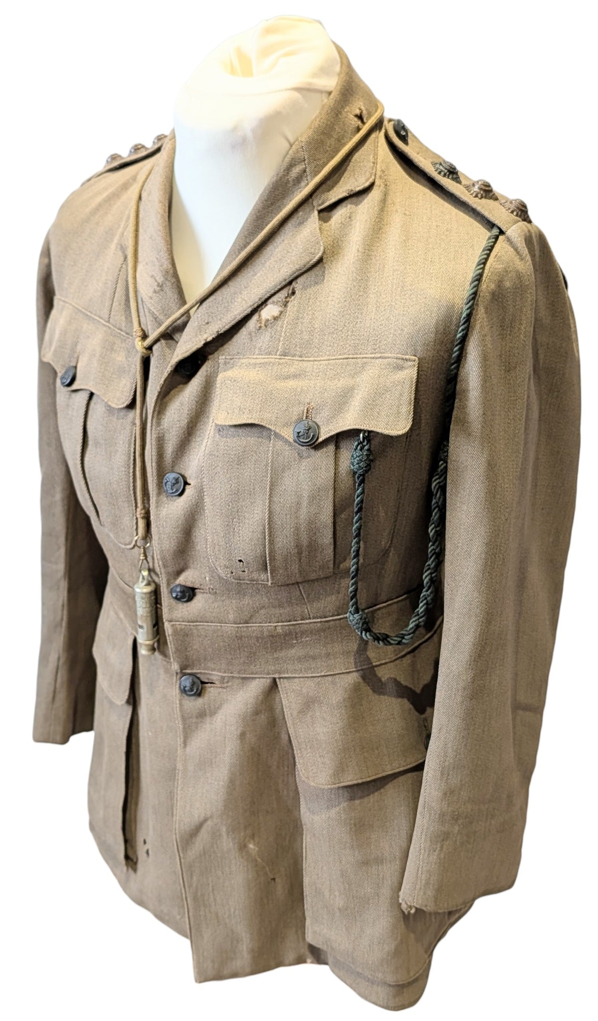 WW1 British Army Captain's Rifle Brigade Uniform Jacket Named
