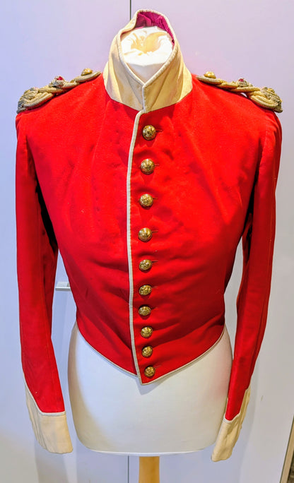 Pre WW1 Highland Light Infantry HLI Major's Scarlet Mess Dress Jacket