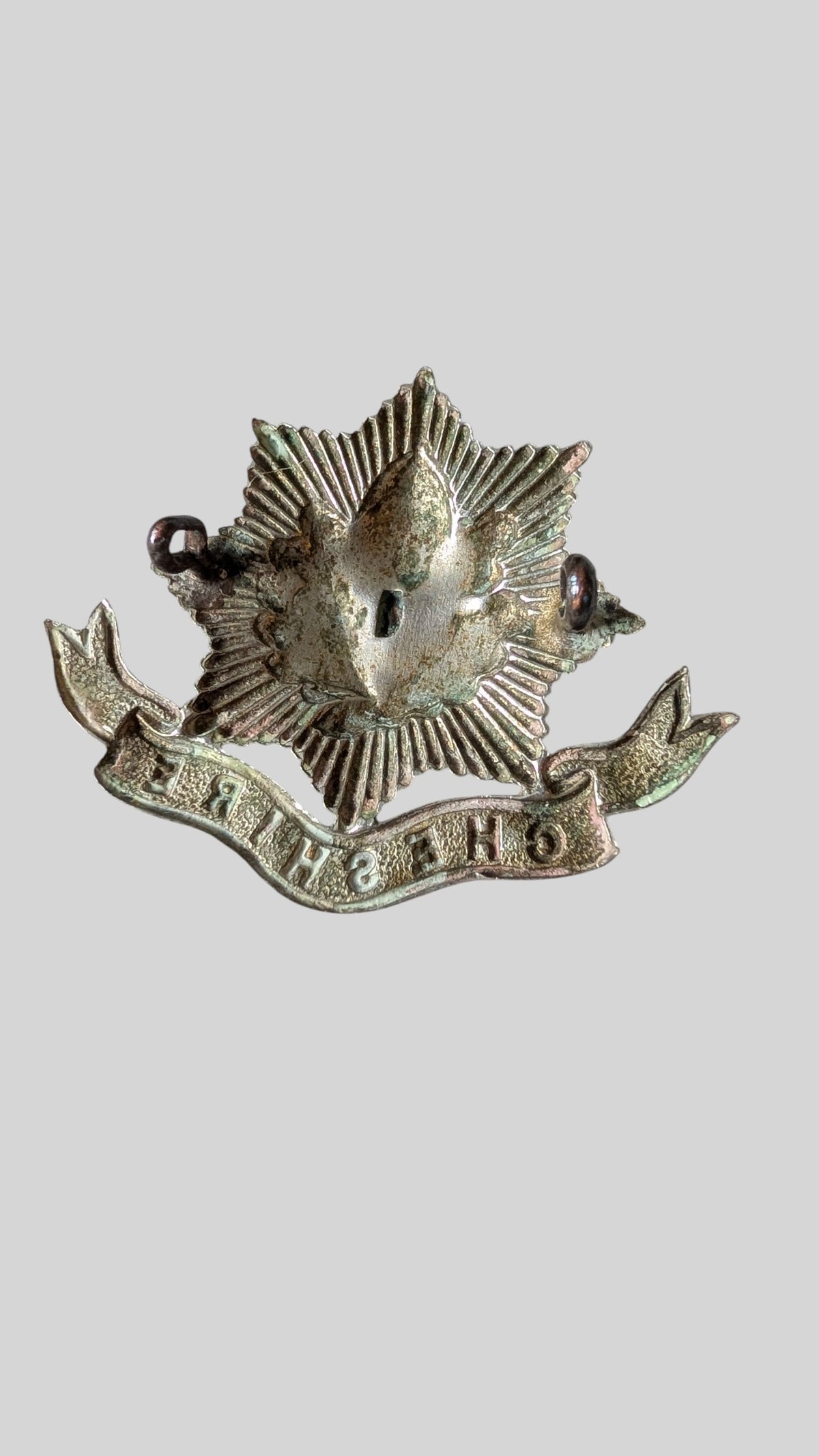 Cheshire Regiment Bimetal Cap Badge