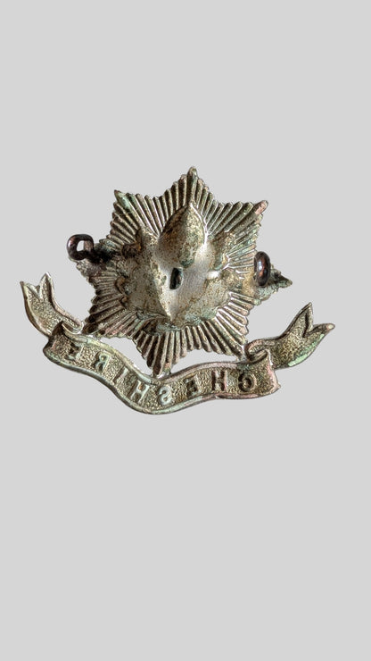 Cheshire Regiment Bimetal Cap Badge