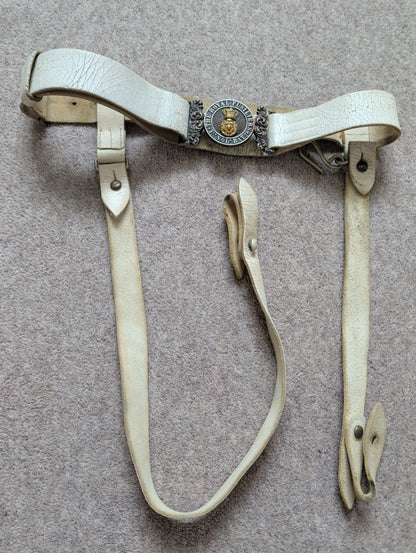 Victorian 1st Volunteer Battalion Royal Fusiliers Scarlet Jacket, Belt & Crossbelt Named to H R B Hickman