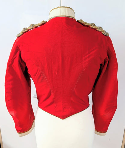 Victorian South Staffordshire Scarlet Undress Shell Jacket & Waistcoat