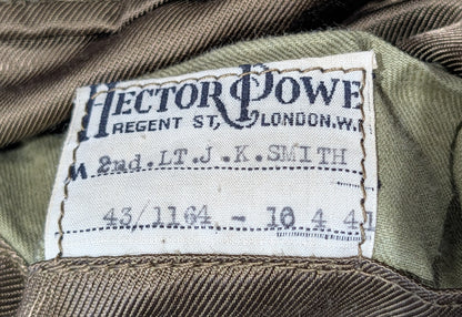 WW2 Royal Engineers Captain's Uniform Service Jacket 1941 Named