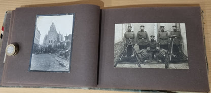 SOLD! WW1 German Army Soldier's Photo Album - 47 Photos + 7 Memorials