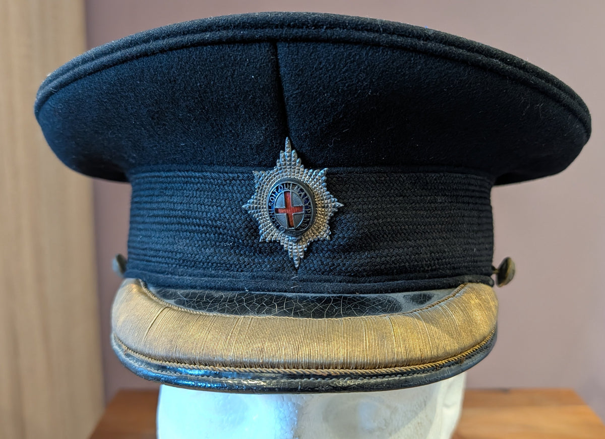 WW2 Era British Army Coldstream Guards Senior Officer Dress Visor Cap