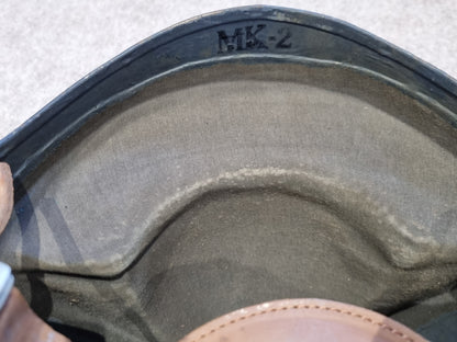 WW2 US Navy MK2 Talker Helmet Complete With Original Chinstrap