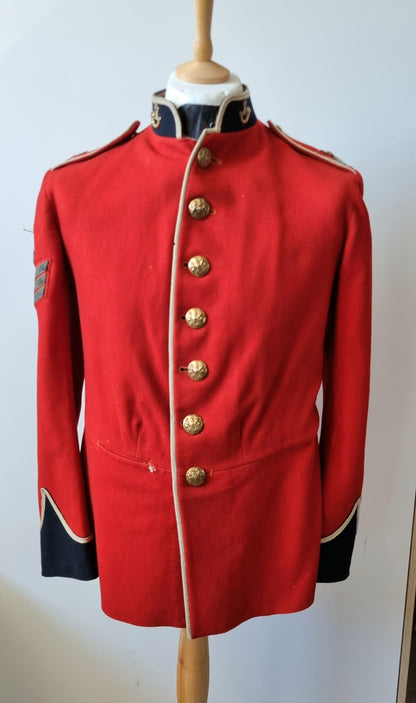 Pre-WW1 (Edwardian) Somerset Light Infantry Sergeant’s Scarlet Tunic & Trousers