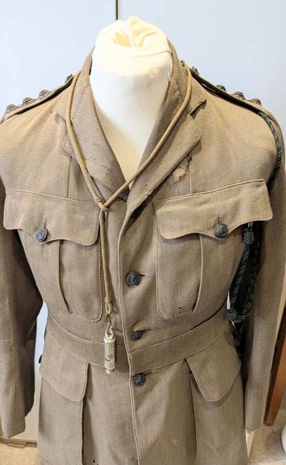 WW1 British Army Captain's Rifle Brigade Uniform Jacket Named