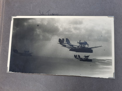Beautiful WW2 Italian Air Force Visor Cap and Photo Album, belonging to Pompili Felice