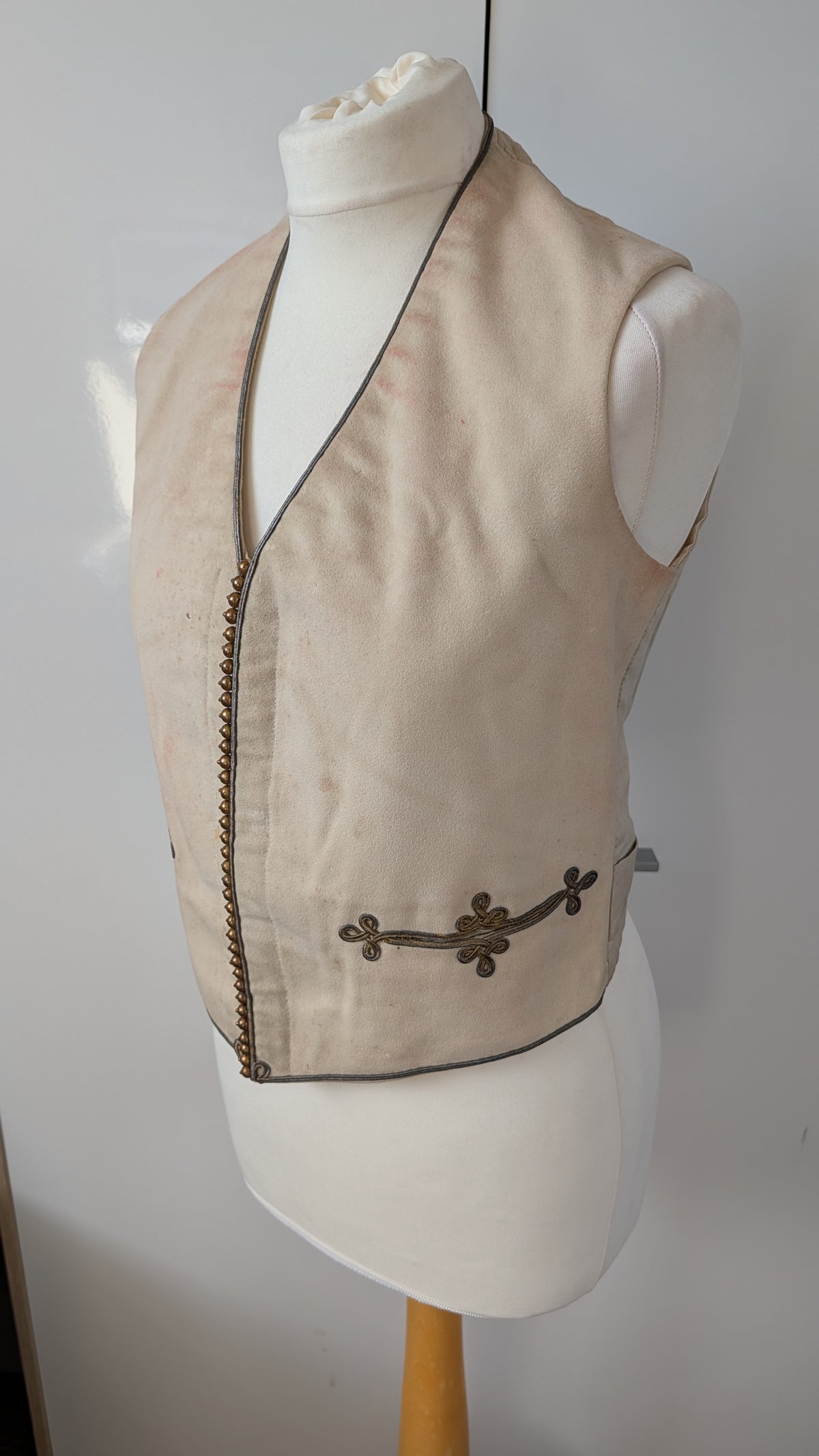Victorian South Staffordshire Scarlet Undress Shell Jacket & Waistcoat