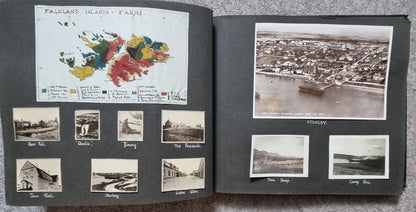SOLD! Unusual WW2 British Army Falkland Islands Photo Album, 1943