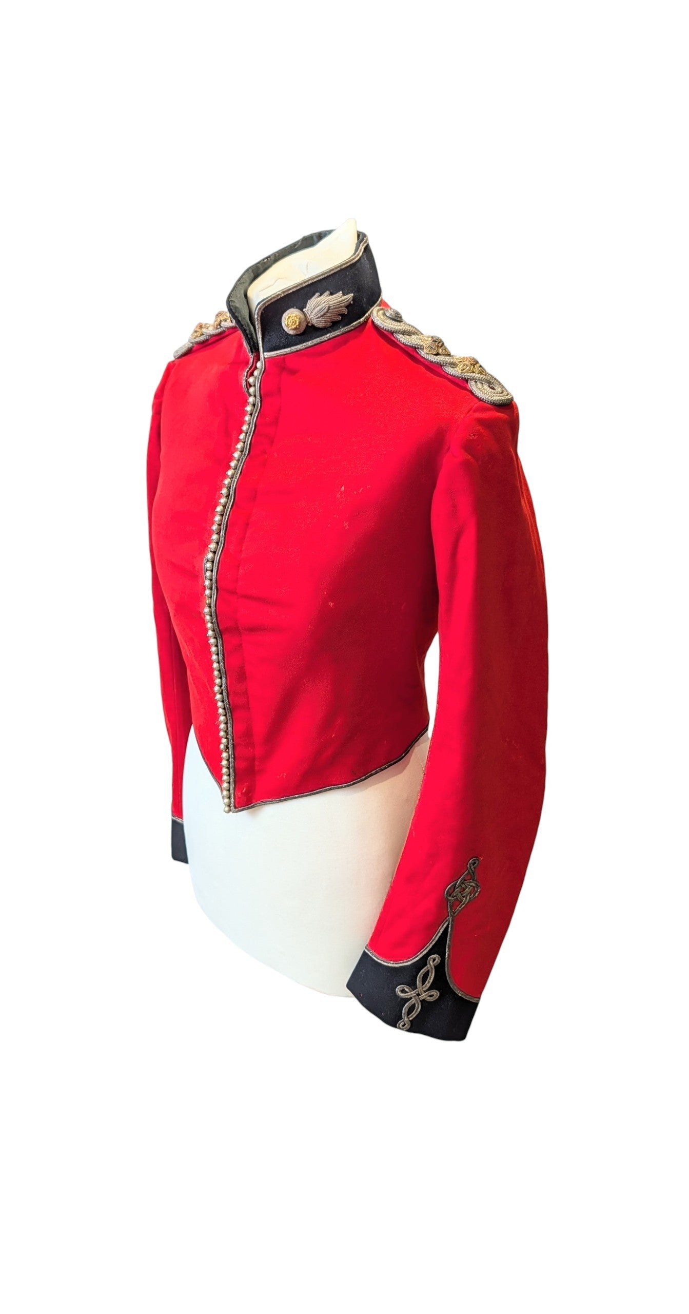Victorian Royal Fusiliers Lieutenant's Scarlet Undress Shell Jacket