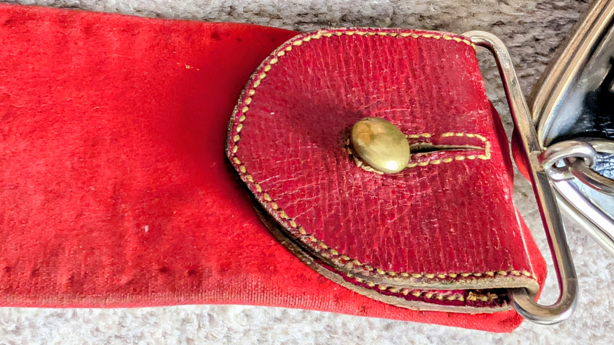 SOLD! Victorian / Edwardian Derbyshire Yeomanry Cavalry Crossbelt with Silver Pouch