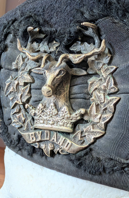 Pre WW1 Gordon Highlanders Majors Cutaway Cuff Rank Jacket, Glengarry & Kilt attributed to Major Robert Walter Purvis 3rd Bn Gordon Highlanders