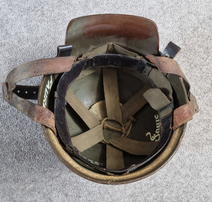 Rare French M51 Tank Armoured Car Radioman’s Radio-Char Helmet