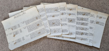 WW2 RAF Flying Log Book to Air Gunner I. E. Parsons with 37 Bombing Operations including DDAY with Combat Reports