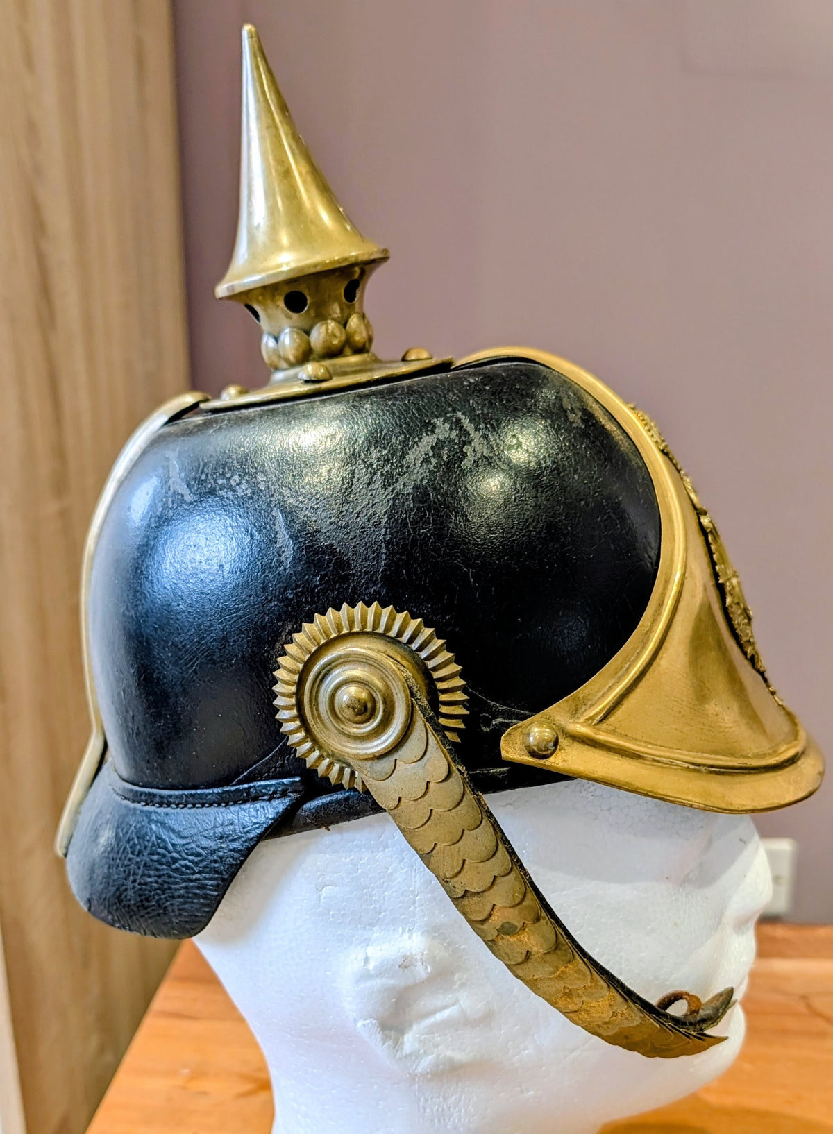 SOLD! M1886 Swedish Army Dragoons Dragoner  Pickelhaube WW1 Helmet