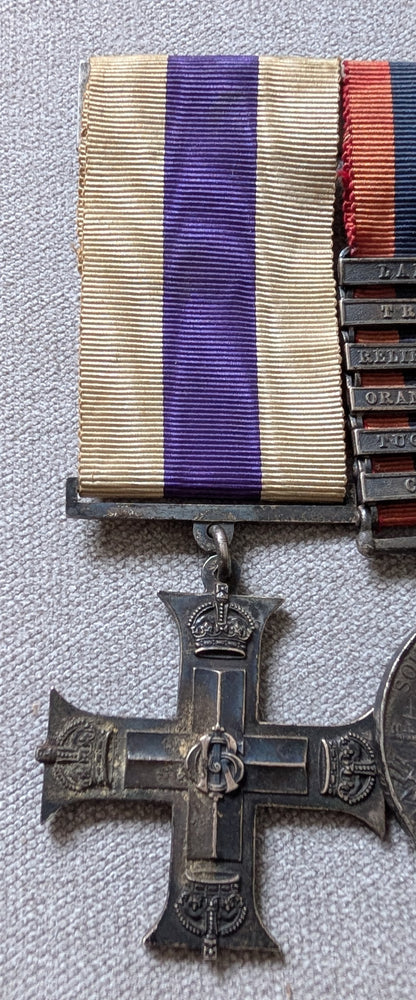 Rare WW1/Boer War NCO Military Cross Medal Group F J TREZONA Middlesex/London