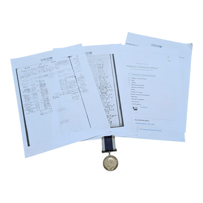 George V Royal Navy Long Service and Good Conduct Medal EDMUND ARTHUR PIDGEON RN