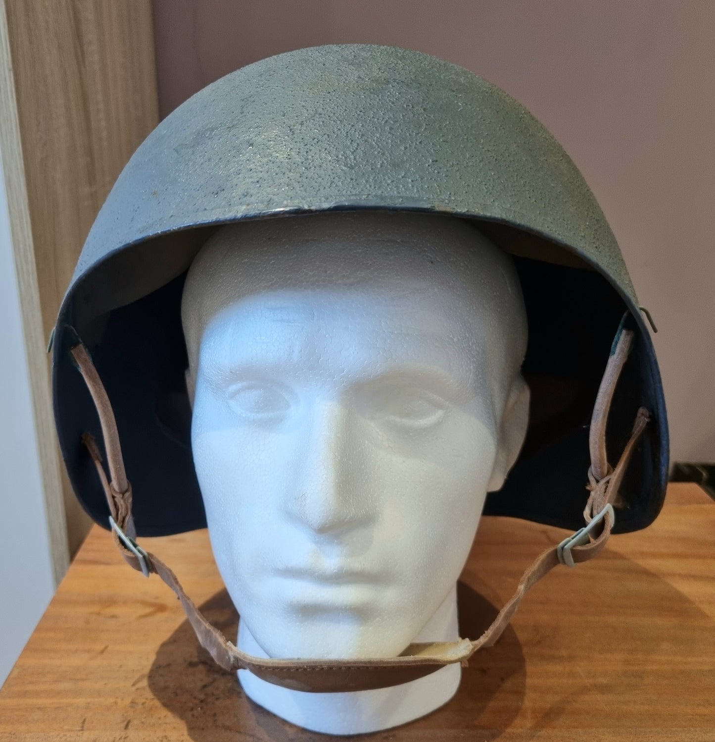 WW2 US Navy MK2 Talker Helmet Complete With Original Chinstrap