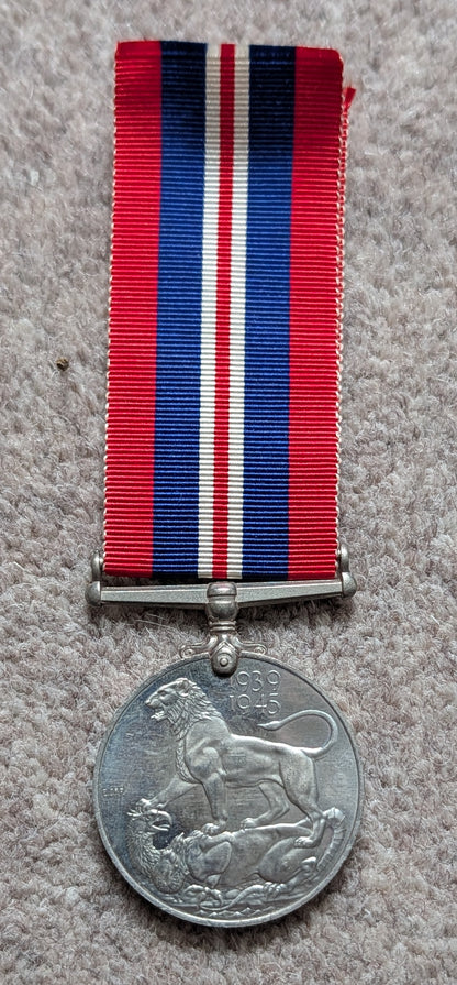 SOLD! WW2 Casualty KIA 4 Medal Group Issue Box & Award Slip LESLIE ALBERT MARSHALL