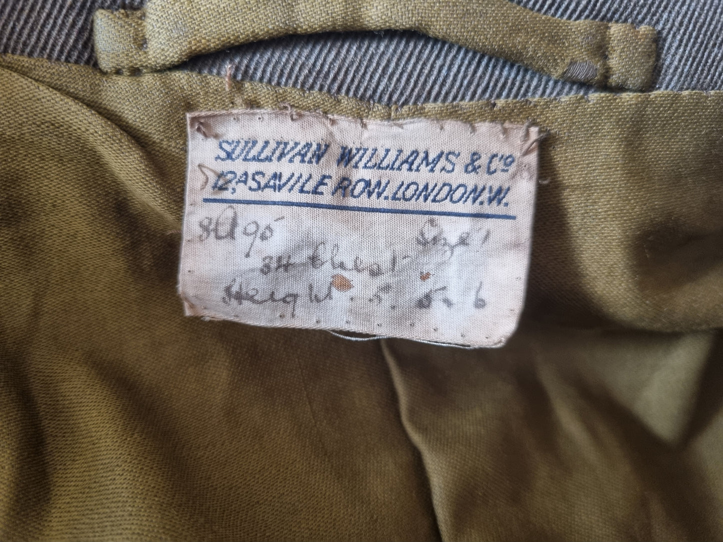 WW1 British Army Lieutenant Uniform Jacket Royal Warwickshire Regiment & Sam Browne